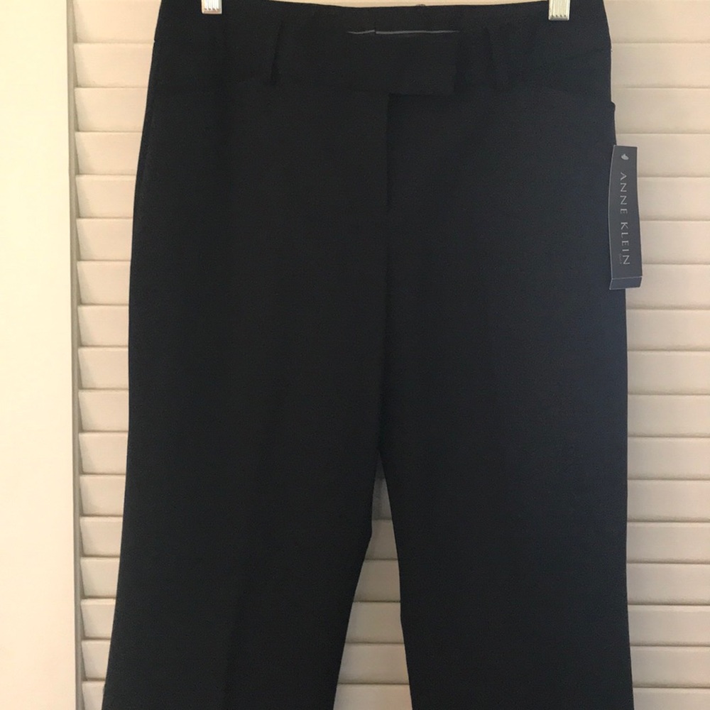 🌷ANNE KLEIN BLACK WOOL BLEND TROUSERS 🌷NWT🌷